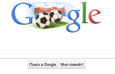 Google перепутал полоски российского флага
