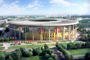 Макет стадиона в Екатеринбурге