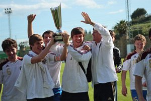 Молодежная сборная России разгромила команду Азербайджана 8:0 и выиграла турнир Marbella Cup-2011