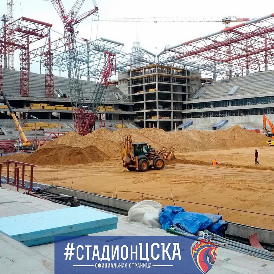 строящийся стадион ЦСКА